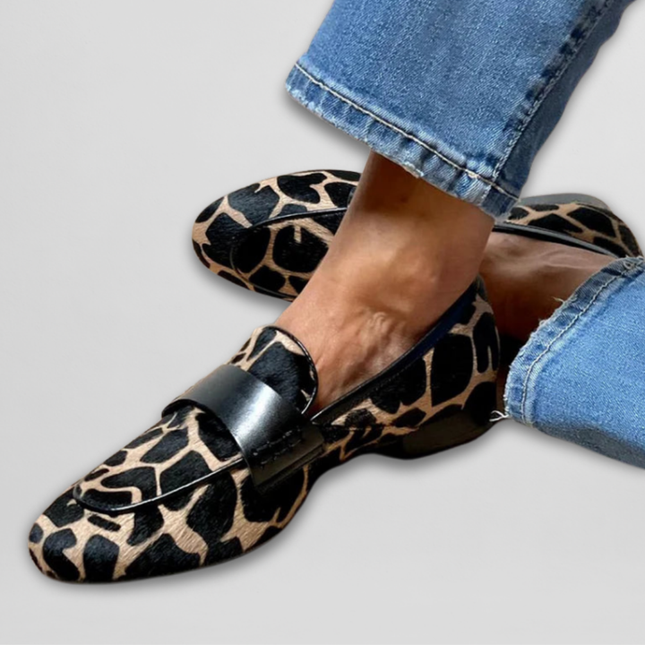 PRISZILLA™|MOCASSINO CON STAMPA ANIMALIER