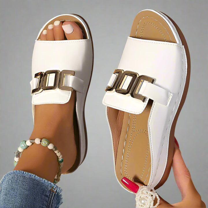 ELLE™|SANDALI COMODI CON ZEPPA