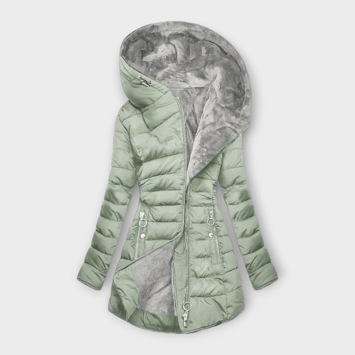KORI™|CAPPOTTO CON FODERA IN PELLICCIA