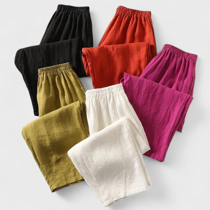 ESTHER™|PANTALONI IN LINO