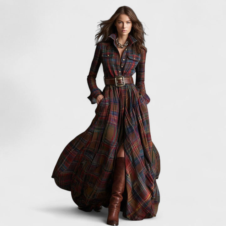 SCARLETT™|VESTITO CAMICIA CON CINTURA