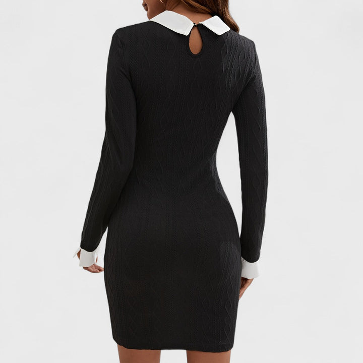 FATIMA™|ABITO ELEGANTE CON COLLETTO