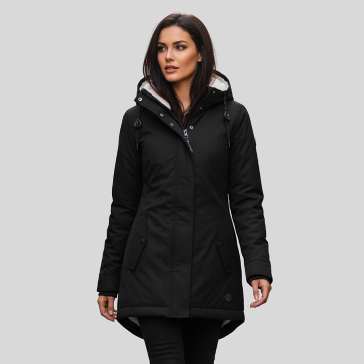 ALDA™|GIACCA INVERNALE IMPERMEABILE CON CAPPUCCIO
