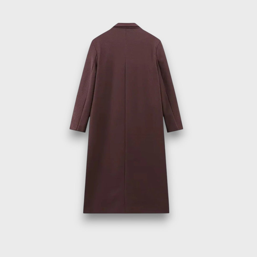 OSLAINE™|CAPPOTTO IN LANA MAXIMALISTA CON SILHOUETTE MASCHILE