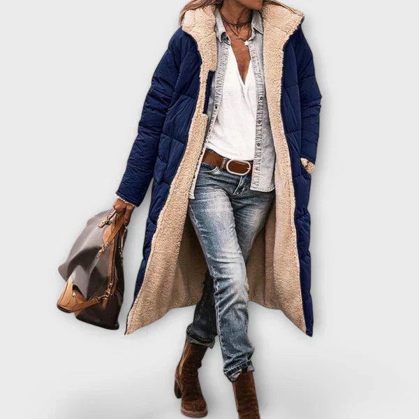 KORA™|CAPPOTTO ACCOGLIENTE FODERATO IN PELLICCIA