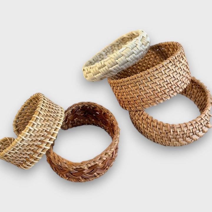 NOELIA™|BRACCIALE IN RATTAN INTRECCIATO