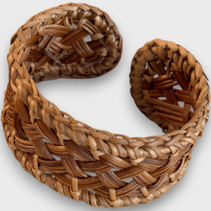 NOELIA™|BRACCIALE IN RATTAN INTRECCIATO