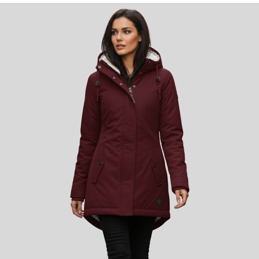 ALDA™|GIACCA INVERNALE IMPERMEABILE CON CAPPUCCIO