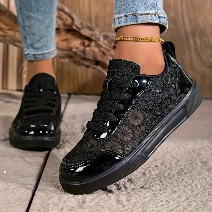 Pizzo Scarpe Floreali Comfort Traspiranti