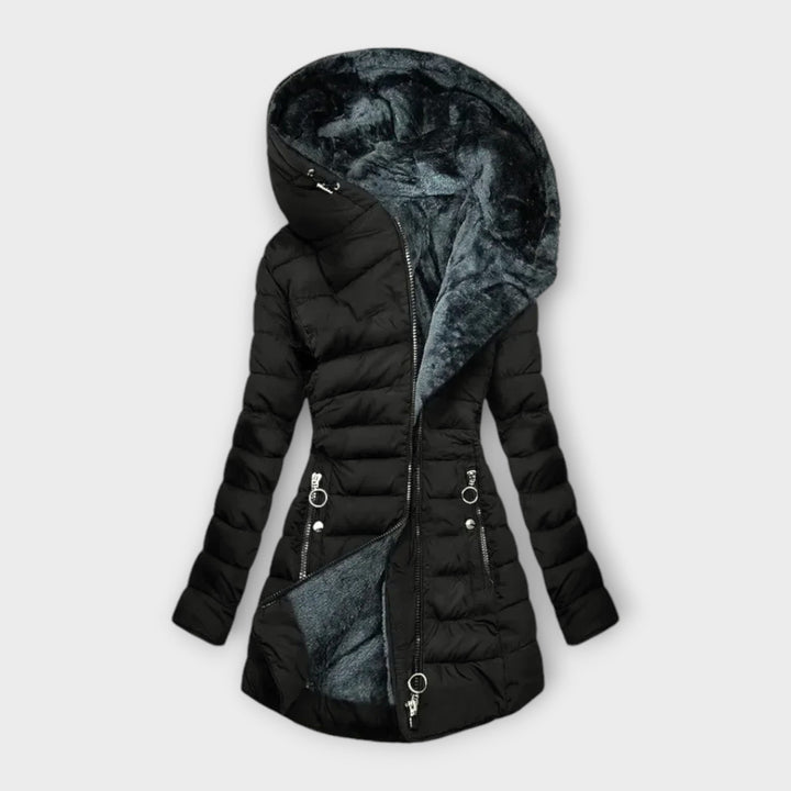 KORI™|CAPPOTTO CON FODERA IN PELLICCIA