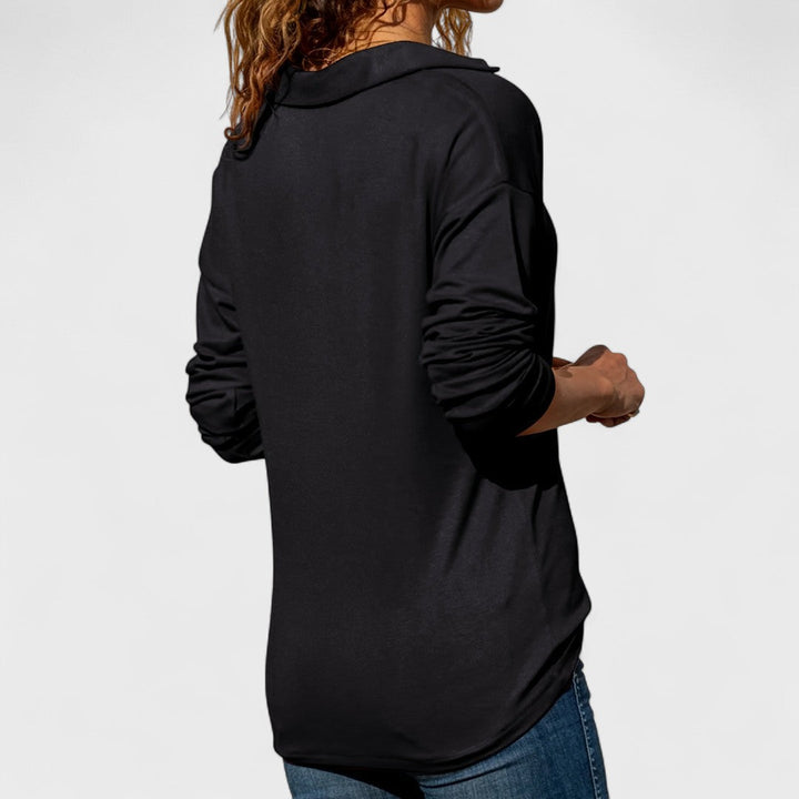 MADONNA™|CAMICETTA ELEGANTE A MANICHE LUNGHE