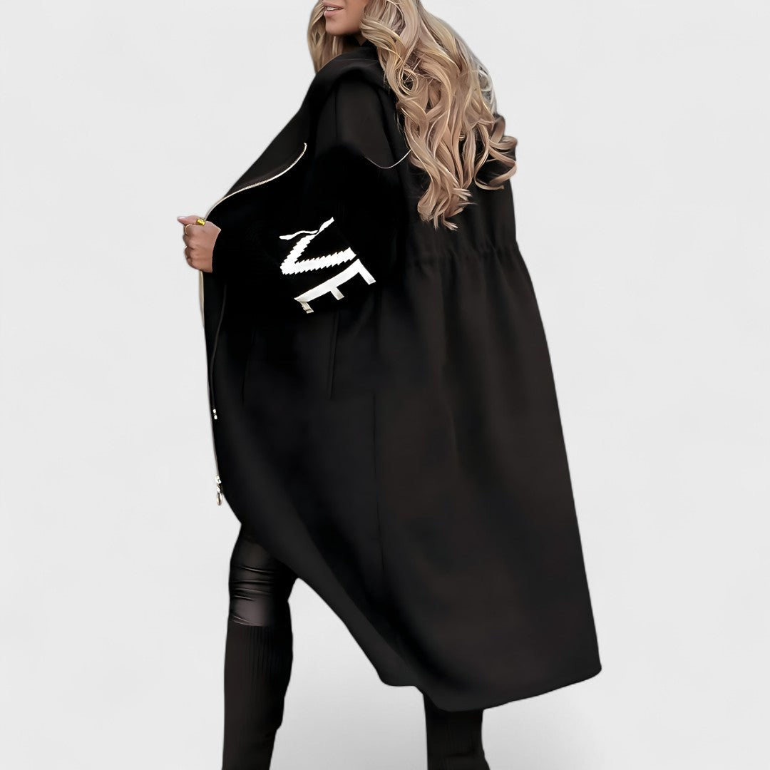 ROSANA™|ELEGANTE CAPPOTTO CON CAPPUCCIO