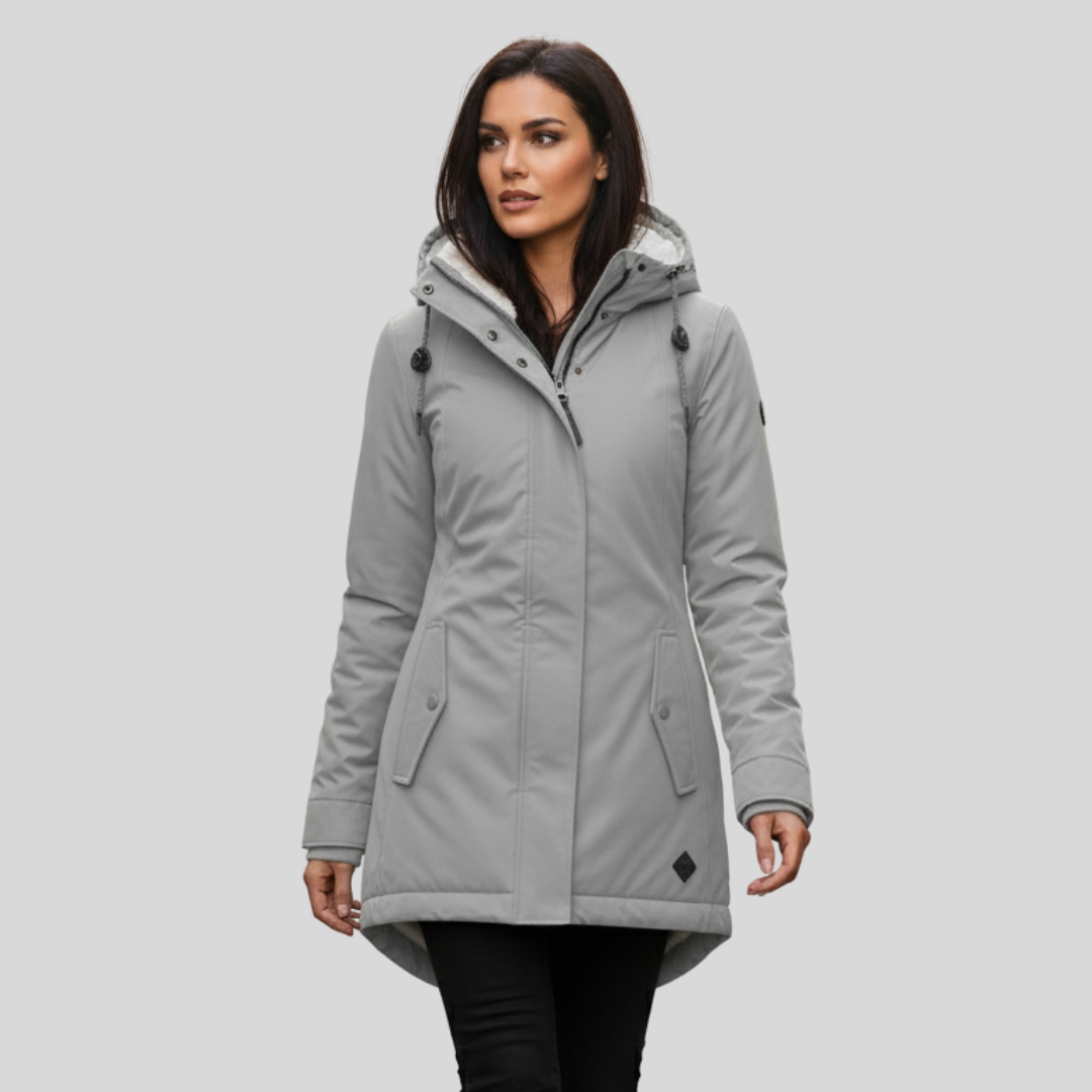 ALDA™|GIACCA INVERNALE IMPERMEABILE CON CAPPUCCIO