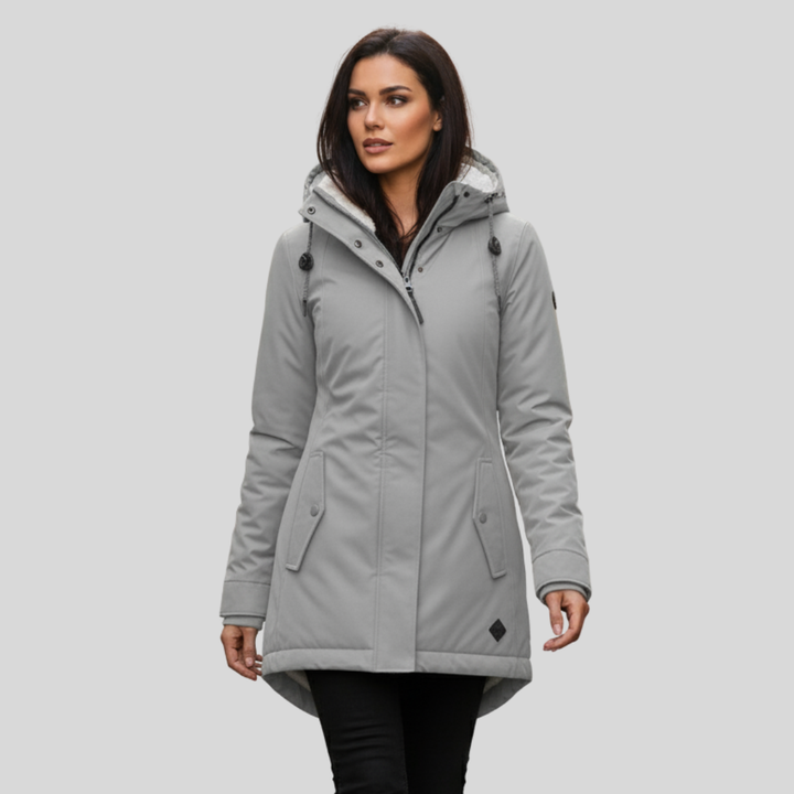 ALDA™|GIACCA INVERNALE IMPERMEABILE CON CAPPUCCIO