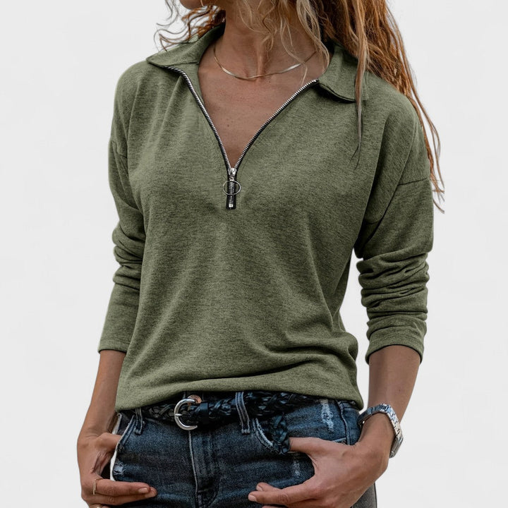 MADONNA™|CAMICETTA ELEGANTE A MANICHE LUNGHE