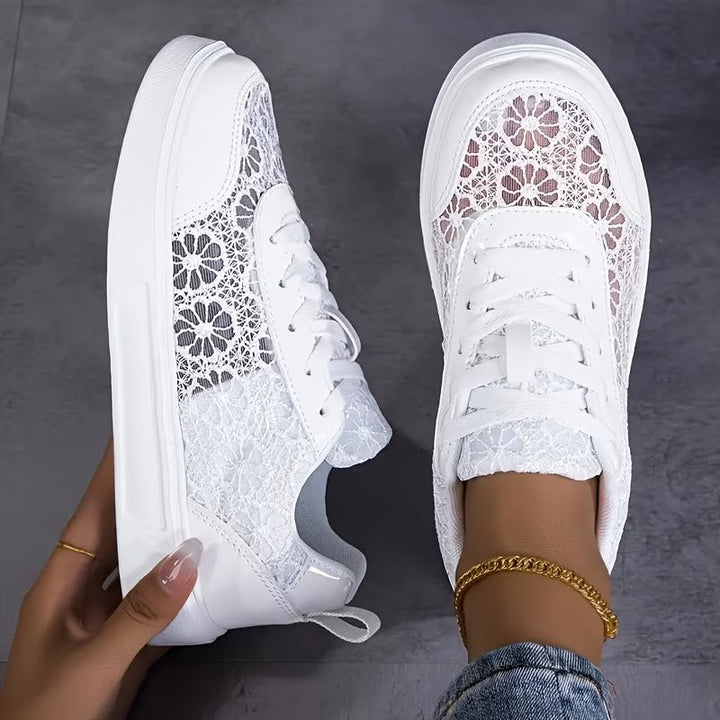 Pizzo Scarpe Floreali Comfort Traspiranti