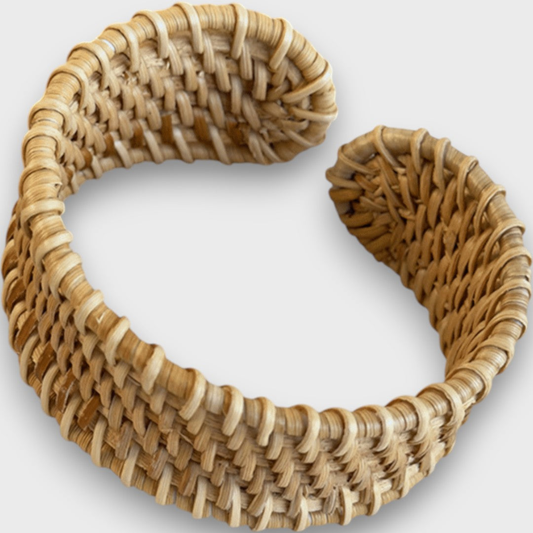 NOELIA™|BRACCIALE IN RATTAN INTRECCIATO
