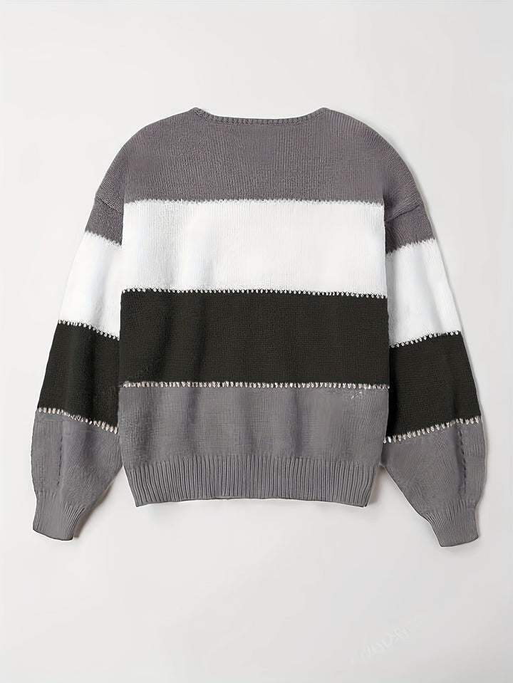 LIVIA™|MAGLIONE COLOR BLOCK