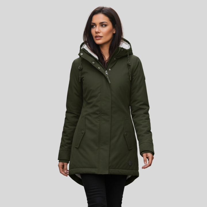 ALDA™|GIACCA INVERNALE IMPERMEABILE CON CAPPUCCIO