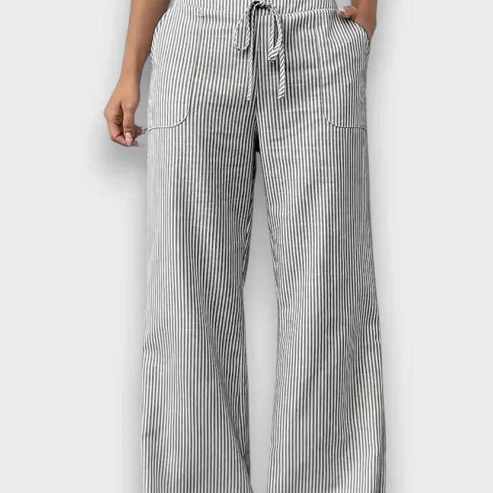 KARINA™|PANTALONI CON STRISCE SOTTILI