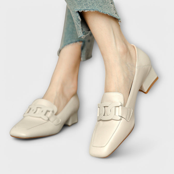 MONIKA™ | MOCASSINI ELEGANTI CON TACCO
