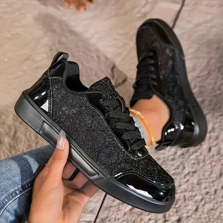 Pizzo Scarpe Floreali Comfort Traspiranti