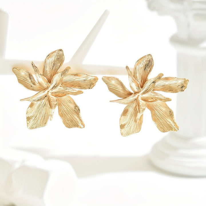 LANA™|ORECCHINI A GOCCIA FLORAL GOLDEN