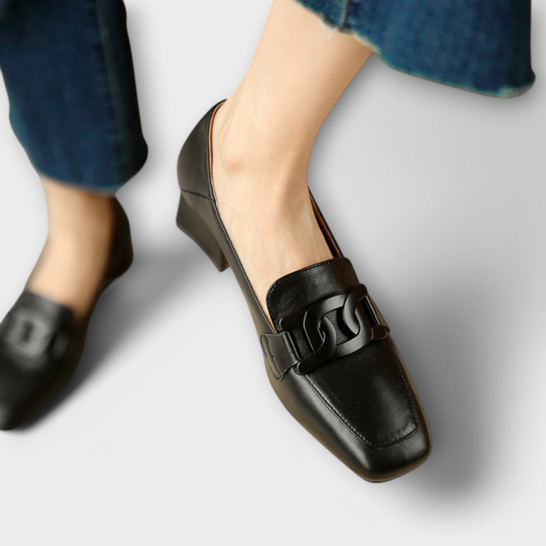 MONIKA™ | MOCASSINI ELEGANTI CON TACCO