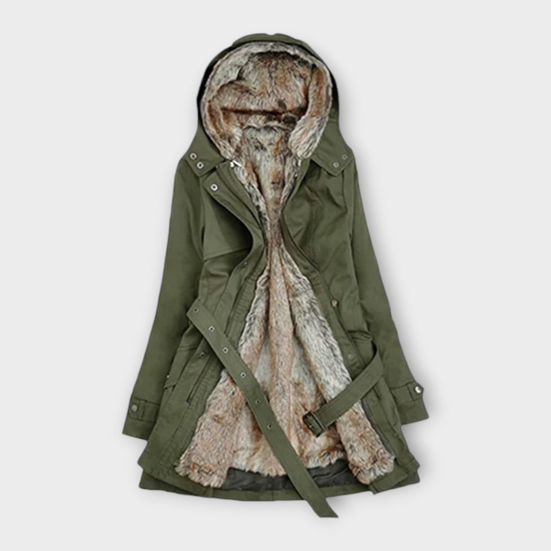 MIKASH™|CAPPOTTO ACCOGLIENTE FODERATO IN PELLICCIA