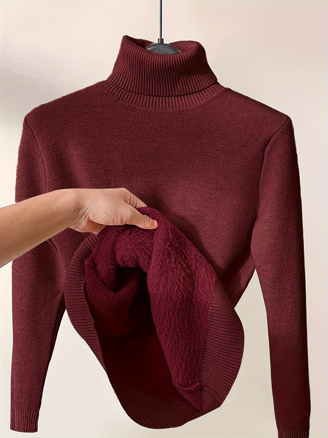 ZOE™|MAGLIONE CON COLLO ALTO MORBIDO
