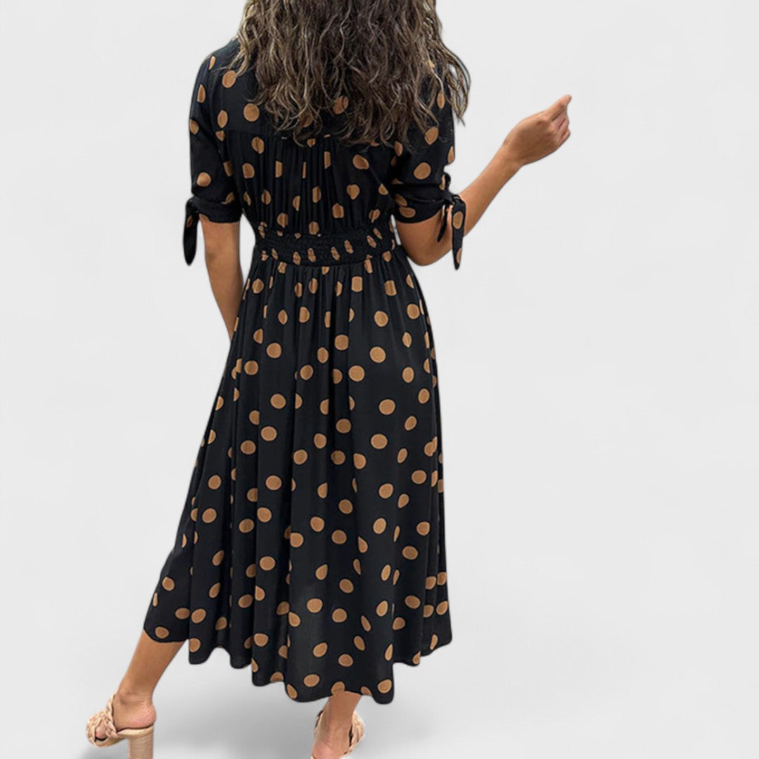 MONIQUE™|VESTITO ELEGANTE A POIS