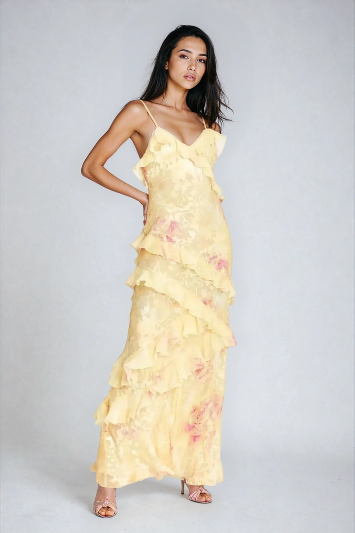 Airborne Summer Formal Maxi Dress
