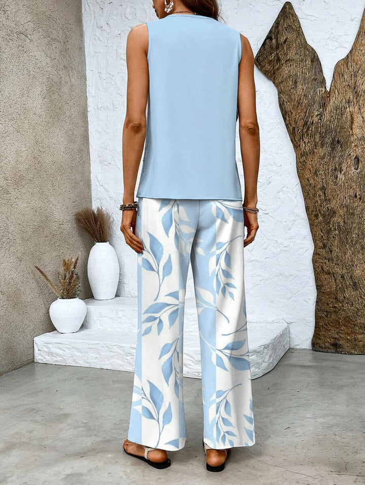 ALICE™|SET ESTIVO CON TOP E PANTALONI AMPI
