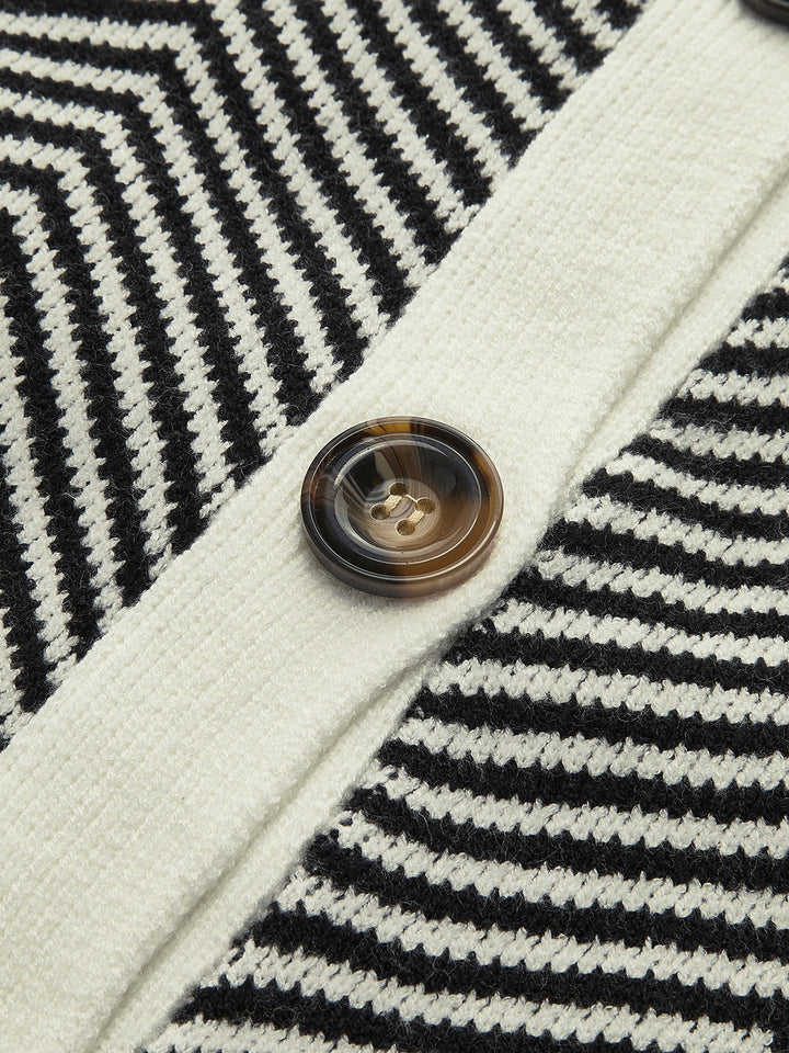 SOFIA™|CARDIGAN A RIGHE MORBIDO