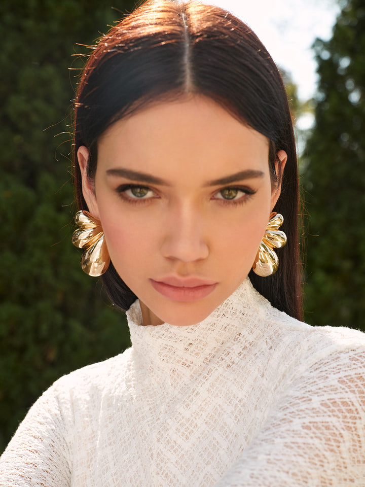 DEMI™|ORECCHINI A PERNO A FORMA DI ALA DI FARFALLA