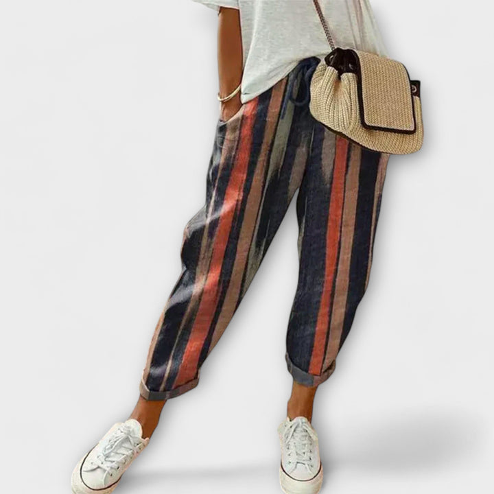 BURGA™|PANTALONI CONFORTEVOLI IN COTONE E LINO