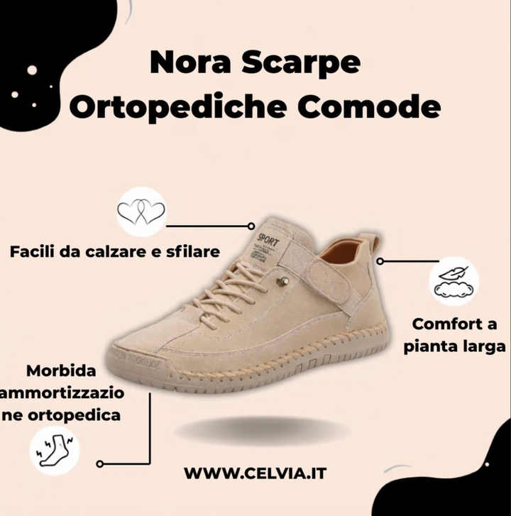 Nora Sneaker Ortopediche Comode