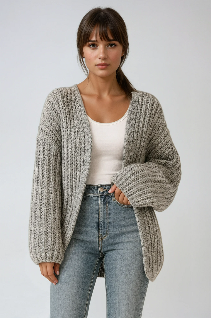 ALLEGRA™|CARDIGAN MORBIDO OVERSIZE