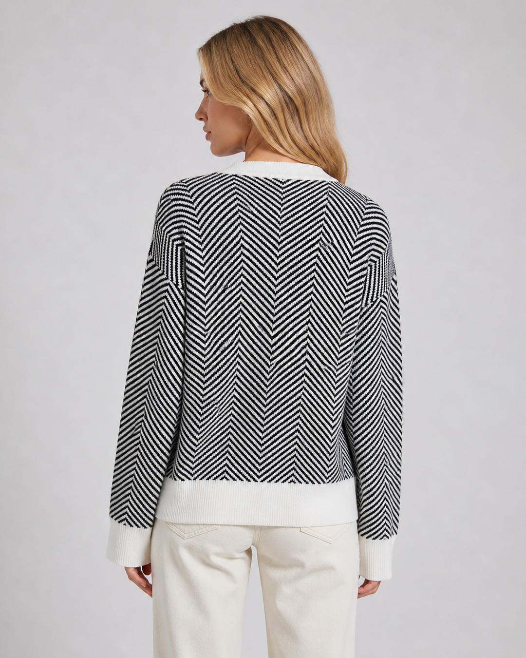 SOFIA™|CARDIGAN A RIGHE MORBIDO