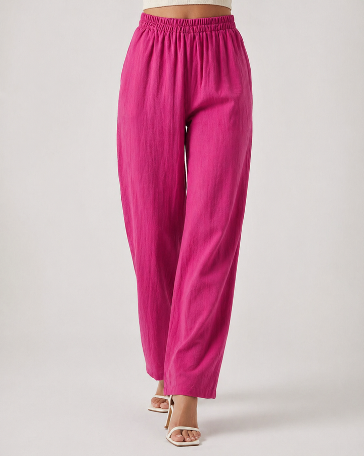 ESTHER™|PANTALONI IN LINO