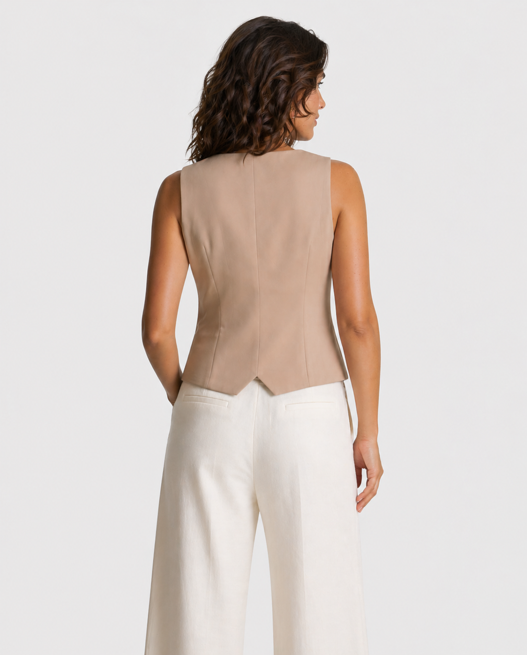 ALLEGRA™|TOP GILET SARTORIALE ELEGANTE CON BOTTONI