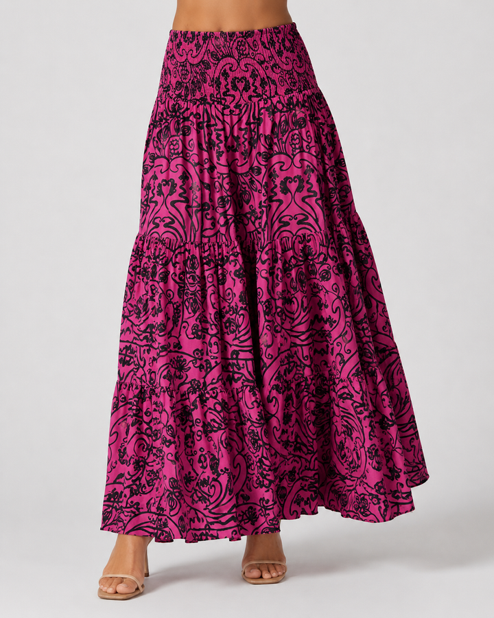 LUCIA™|GONNA LUNGA BOHO FLOREALE