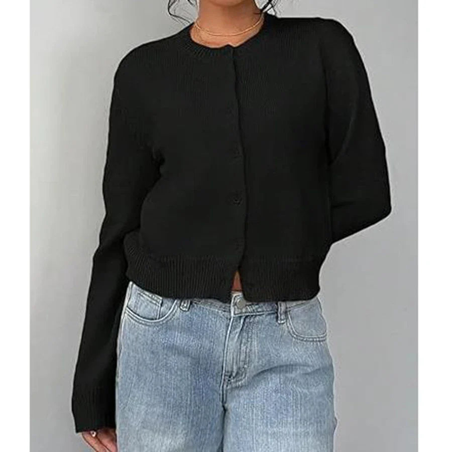 LUCIA™|CARDIGAN BASIC CON BOTTONI