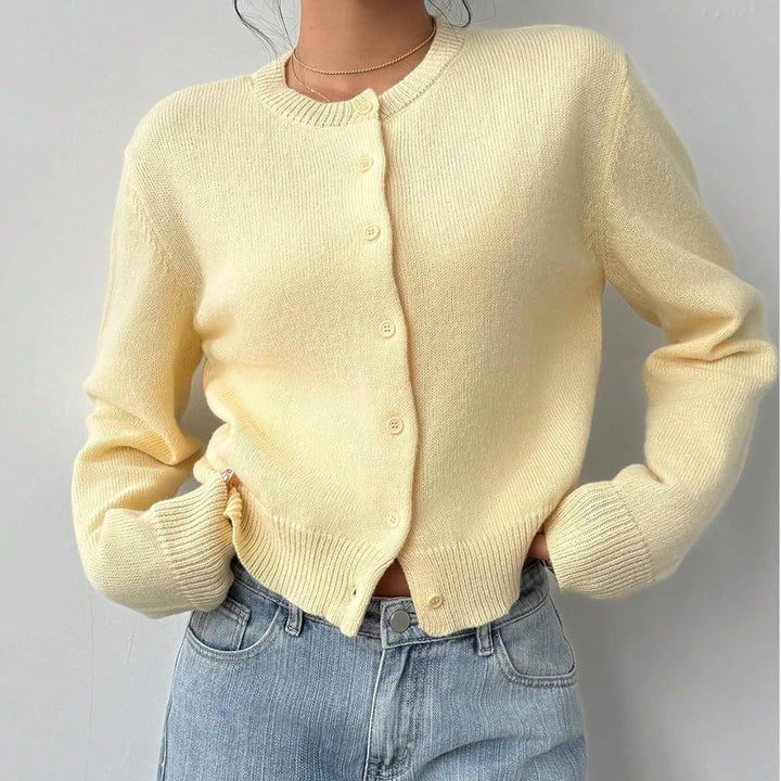LUCIA™|CARDIGAN BASIC CON BOTTONI