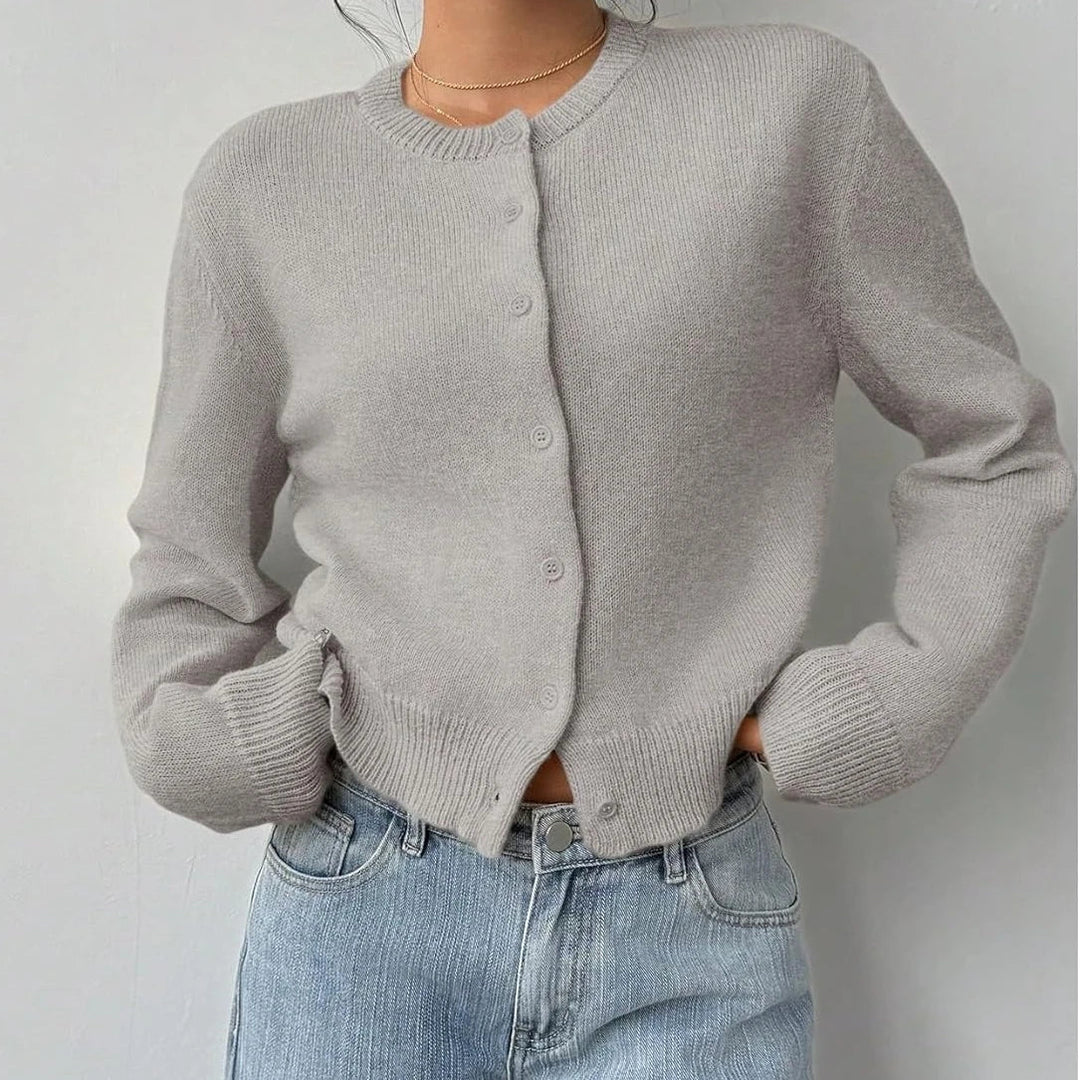 LUCIA™|CARDIGAN BASIC CON BOTTONI