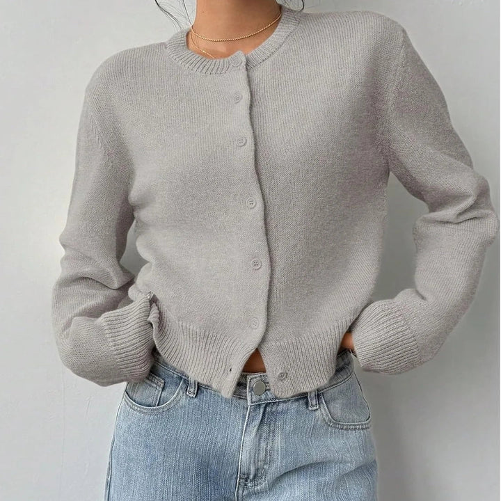 LUCIA™|CARDIGAN BASIC CON BOTTONI