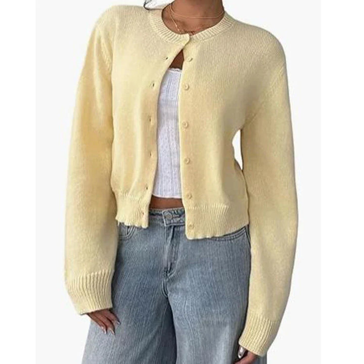 LUCIA™|CARDIGAN BASIC CON BOTTONI