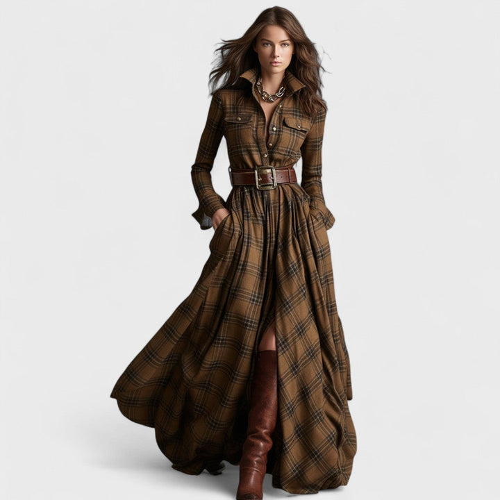 SCARLETT™|VESTITO CAMICIA CON CINTURA