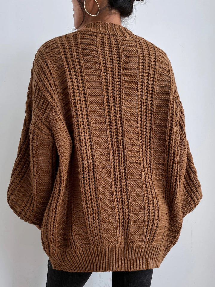 CAMILLA™|CARDIGAN TRECCE OVERSIZE
