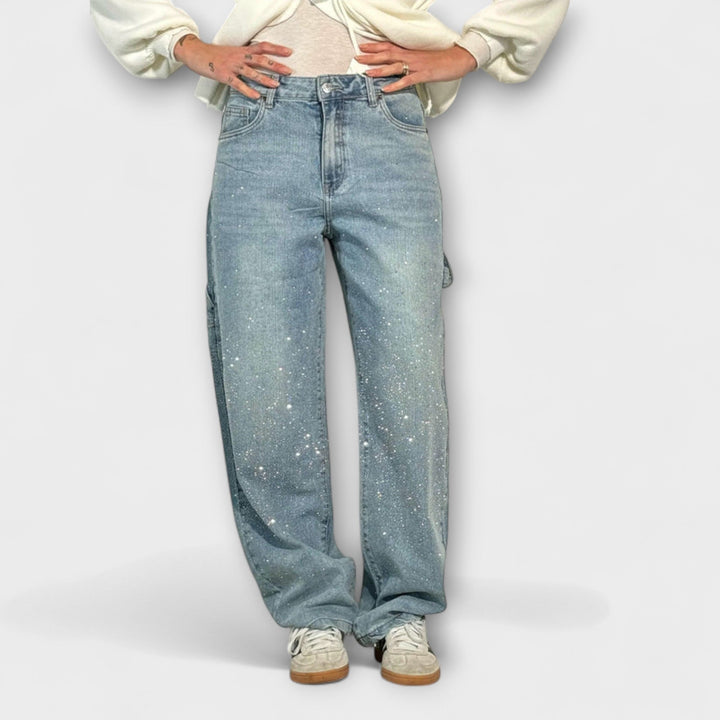 FABLE™|JEANS IN DENIM BALLOON CARPENTER STYLE